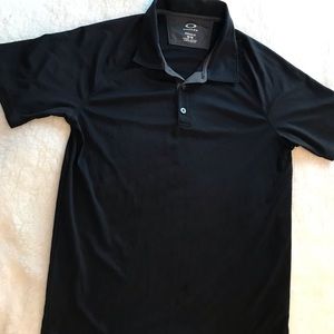 Men’s Black Oakley Polo